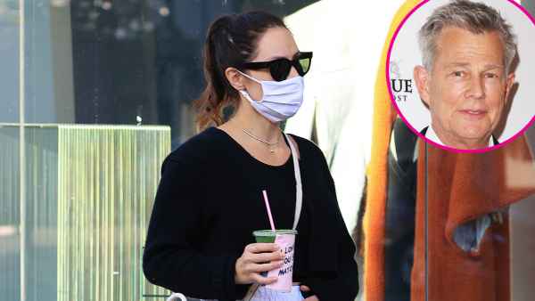Pregnant Katharine McPhee Cradles Baby Bump on Walk Ahead of 1st Child With David Foster p