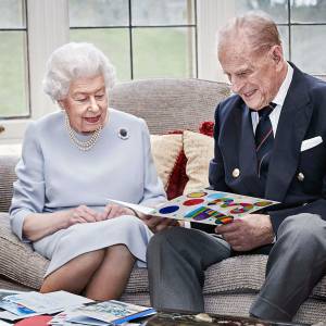 Queen Elizabeth II and Prince Philip Celebrate 73rd Anniversary With Card From Their Great Grandkids