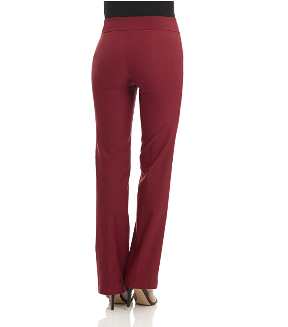 Rekucci Women's Ease into Comfort Boot Cut Pant