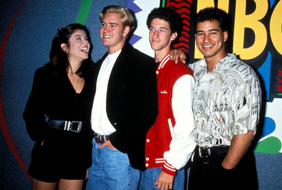 Saved By The Bell Where Are They Now Tiffani Amber Thiessen Mark Paul Gosselaar Dustin Diamond and Mario Lopez