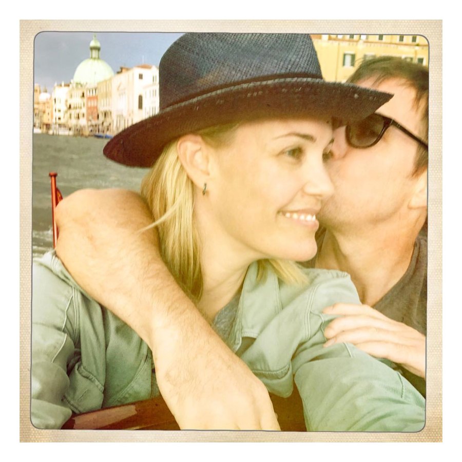 September 2017 Italy Leslie Bibb Instagram Sam Rockwell and Leslie Bibb Relationship Timeline