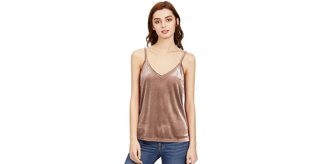 SheIn Simple Velvet Tank Feels Insanely Luxurious and Soft