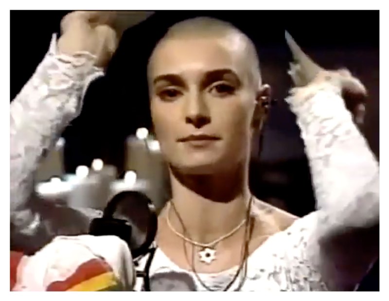 Sinead O'Connor Tears Picture of Pope Saturday Night Live Controversies Through the Years