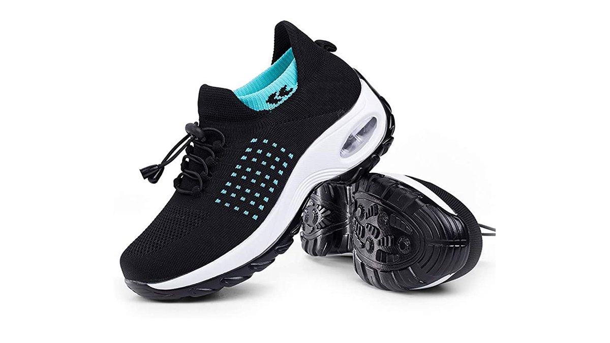 Slow Man Women's Walking Shoes Sock Sneakers