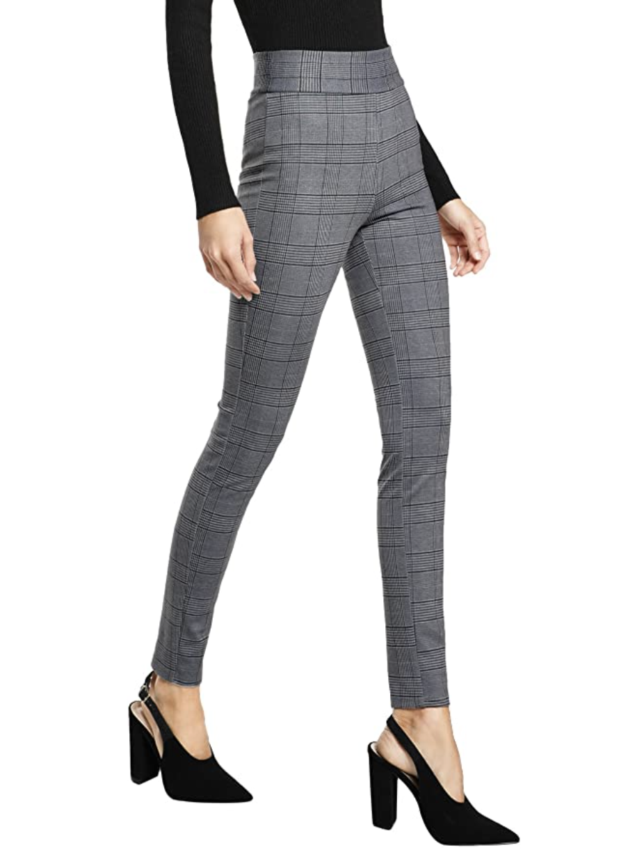 SweatyRocks Women's Casual Stretchy Work Pants