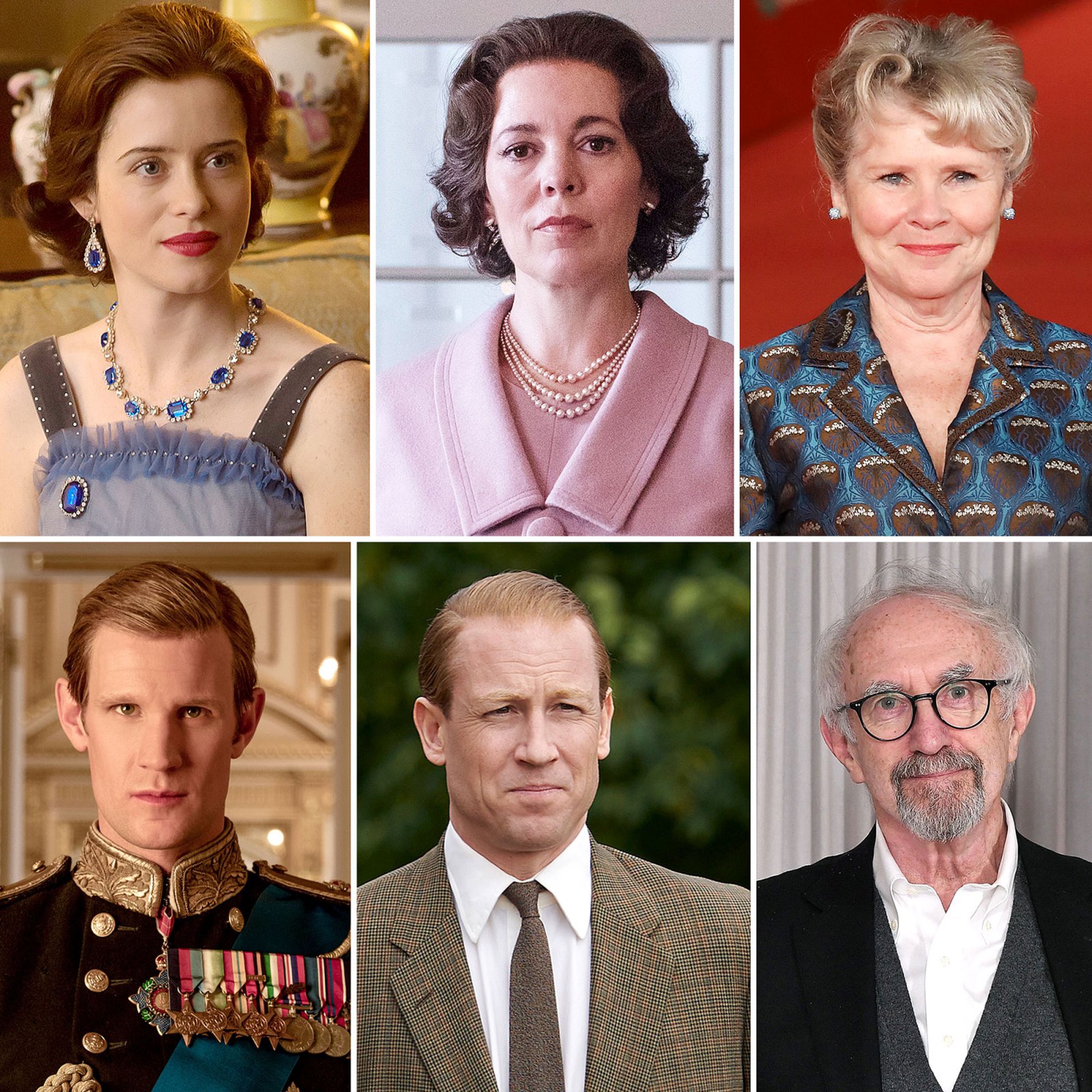 The Crown Cast Through Years Photos