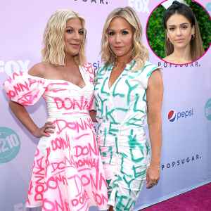 Tori Spelling and Jennie Garth Invite Jessica Alba on 9012OMG Podcast
