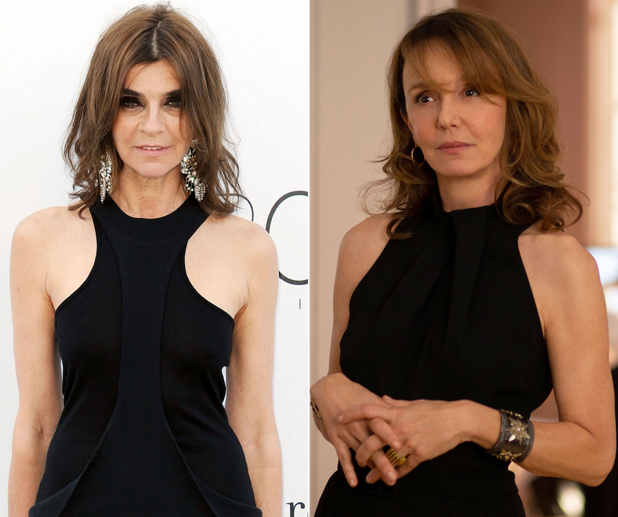 Carine Roitfeld's Twinning Outfits With Sylvie From 'Emily in Paris