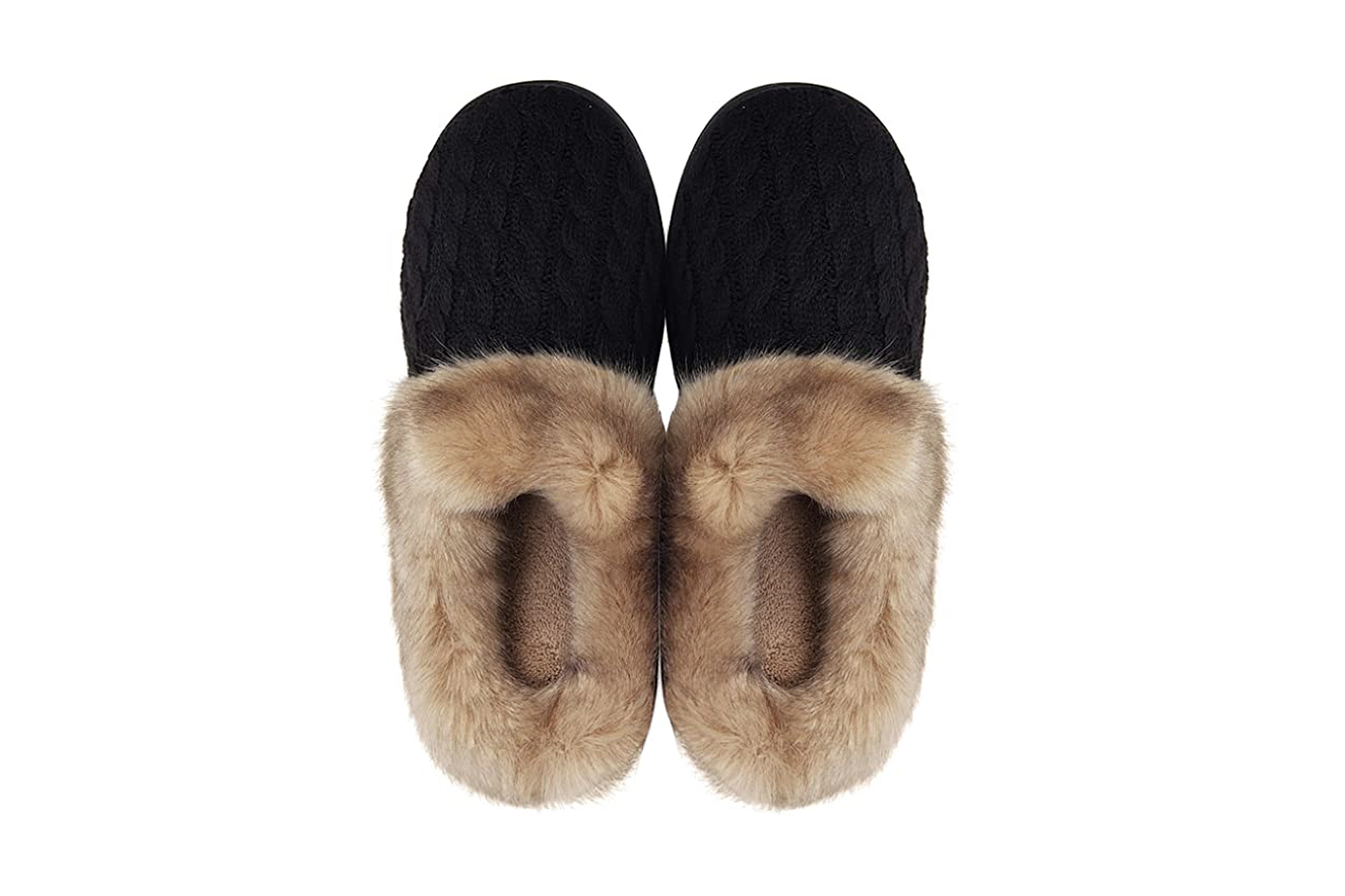 womens fleece lined slippers
