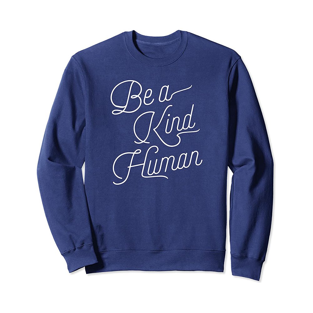 be-a-kind-human-sweatshirt-blue