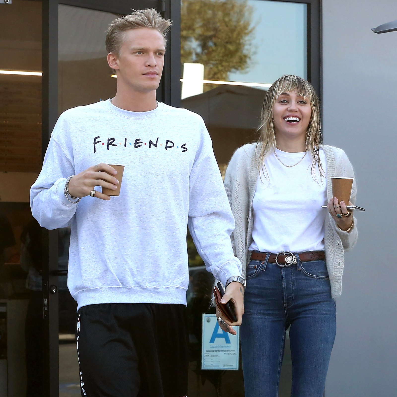 Miley Cyrus and Cody Simpson Celebrity Friendly Exes