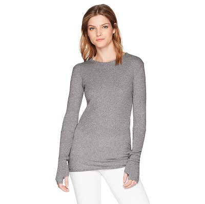 Enza Costa Cashmere-Blend Top Has the Cutest Thumbholes | Us Weekly