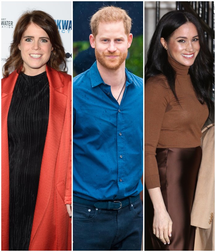 El príncipe Harry y Meghan Markle dejan que la película de la princesa Eugenie embarazada entre en su casa en el Reino Unido Frogmore Cottage