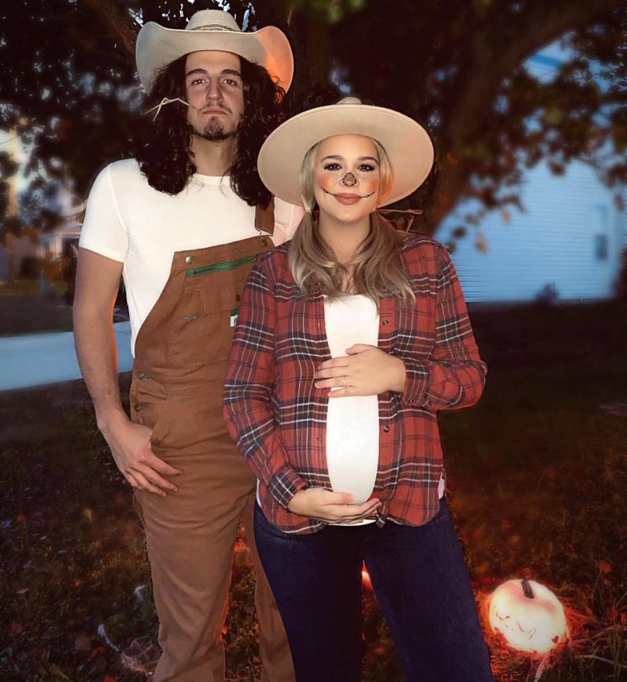 Gabby Barrett Pregnant Celebs Dressing Up Baby Bumps in Halloween Costumes
