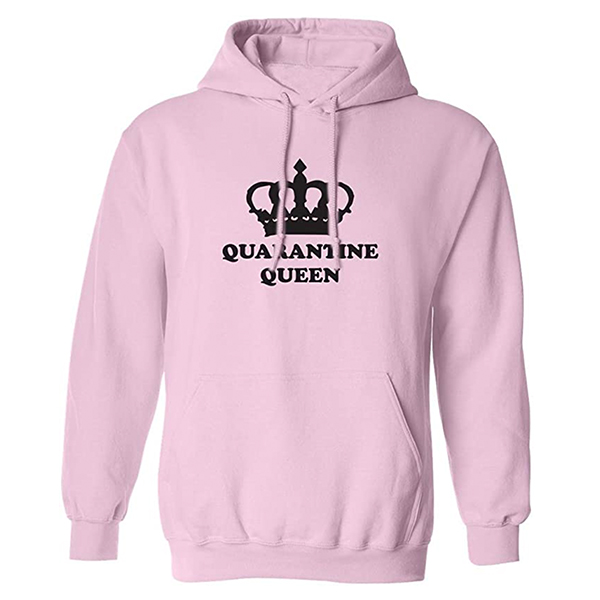 zerogravitee Quarantine Queen Adult Hooded Sweatshirt