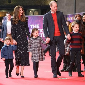 Prince George Princess Charlotte and Prince Louis Walk Their First Red Carpet