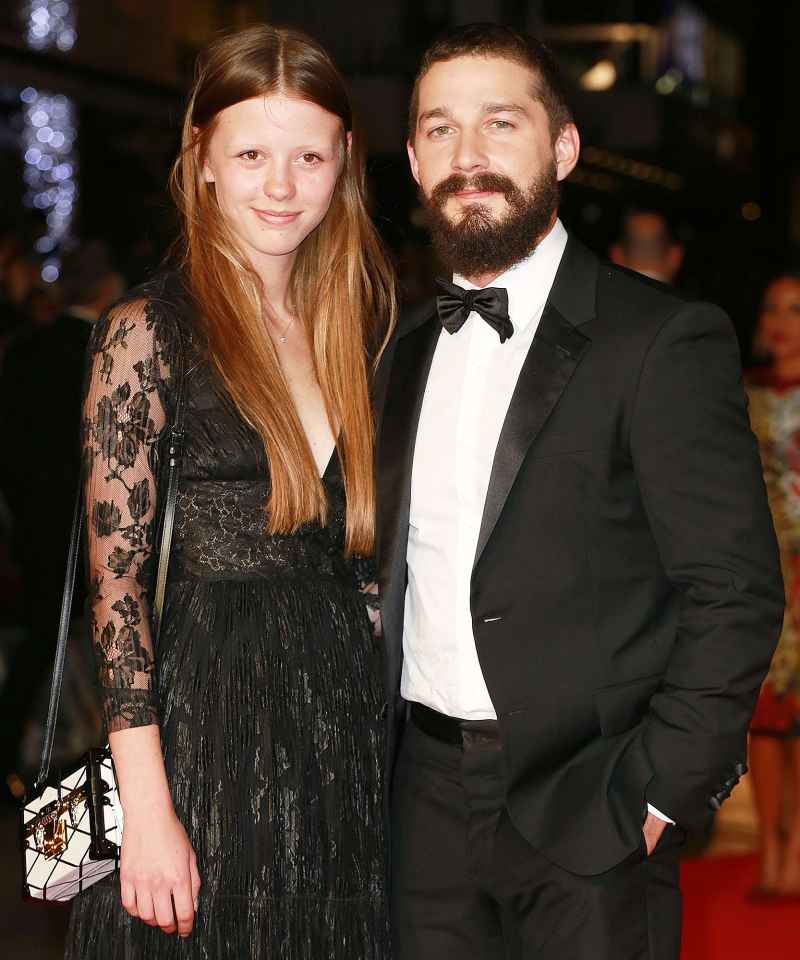 Mia Goth and Shia LaBeouf at Fury Premiere Shia LaBeouf Ups and Downs Through the Years