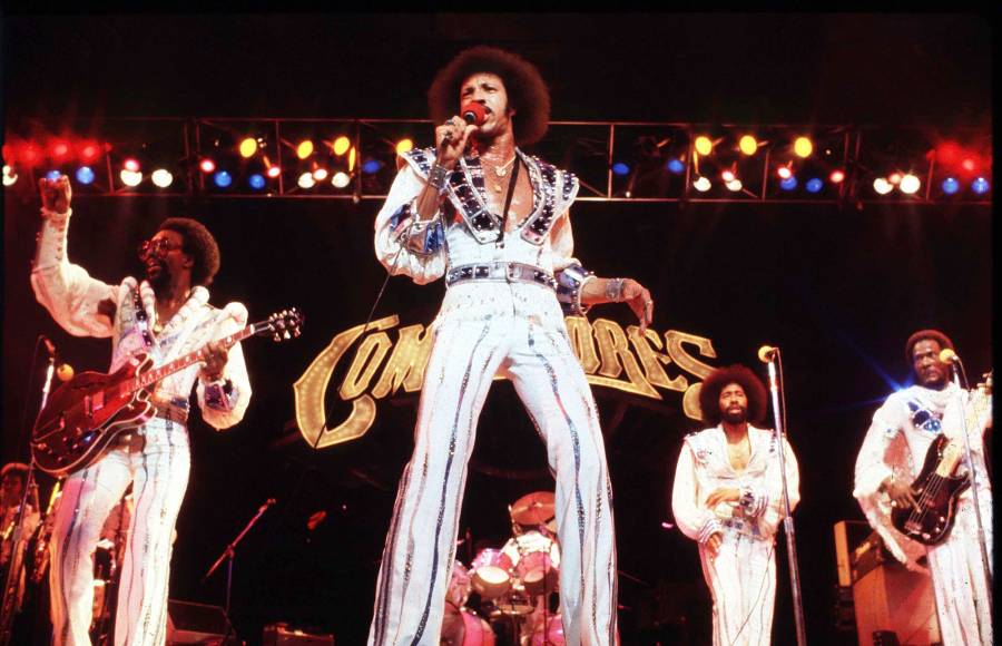Lionel Richie Performing with the Commodores Shocking Band Exits Through the Years