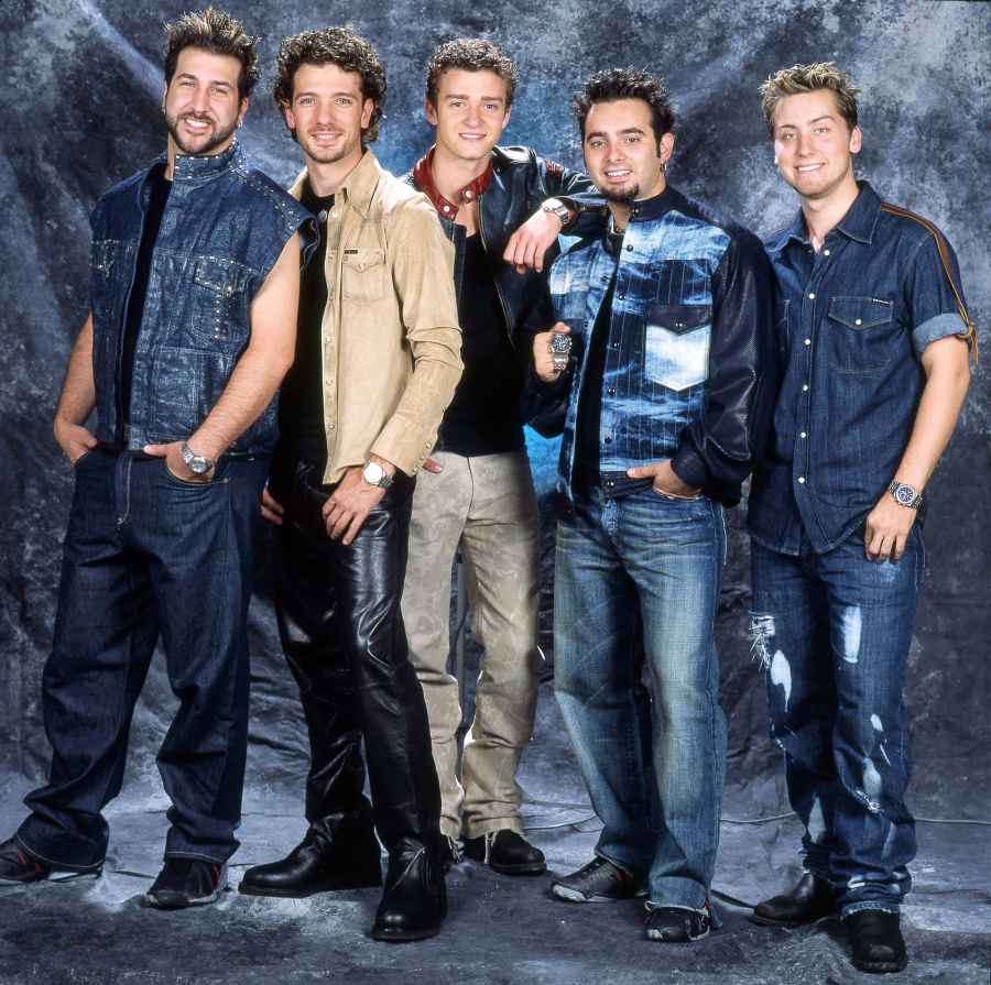 NSYNC Joey Fatone JC Chasez Justin Timberlake Chris Kirkpatrick and Lance Bass in 2001 Shocking Band Exits Through the Years