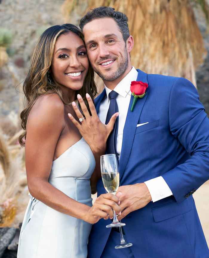 All the Deets on Tayshia Adams' Engagement Ring From Zac Clark