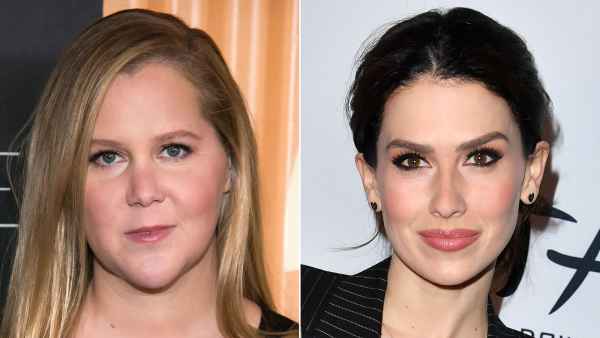 Amy Schumer Jokingly Steals Hilaria Baldwin’s Postpartum Pic for Holiday Card
