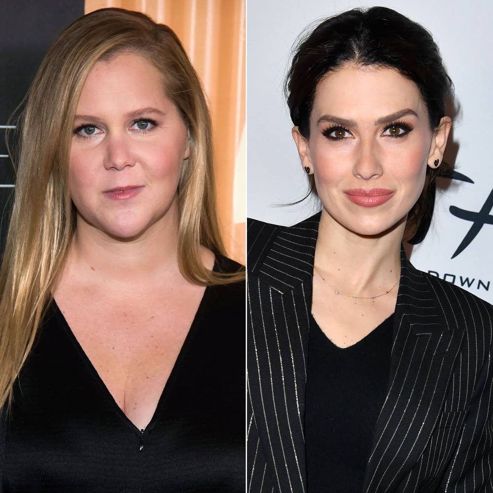 Amy Schumer Jokingly Steals Hilaria Baldwin’s Postpartum Pic for Holiday Card