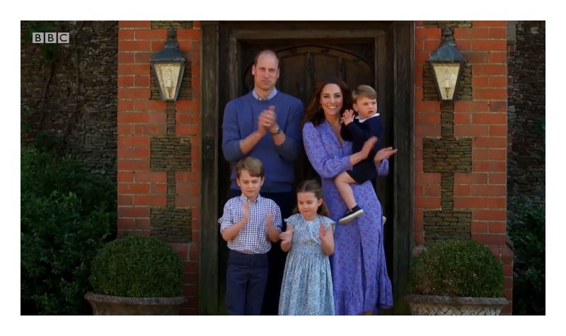 April TV Appearance Princess Charlotte Prince William Prince George Duchess Kate Catherine Prince Louis Duke and Duchess of Cambridge Royal Family Fashion Moments