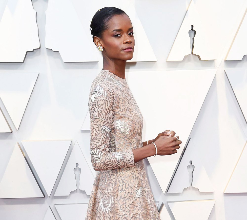 Letitia Wright arrives at Oscars 2019 Black Panther Star Letitia Wright Responds to Backlash Over Anti-Vaccine Tweets