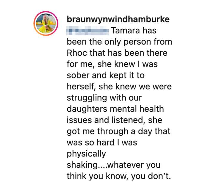 Braunwyn Windham-Burke Reveals Only Person From RHOC Whos Supported Her