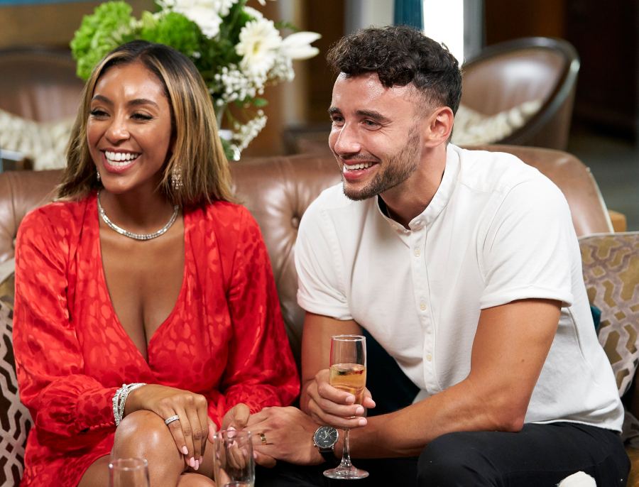 Brendan Reacts to Tayshia’s The One Comment