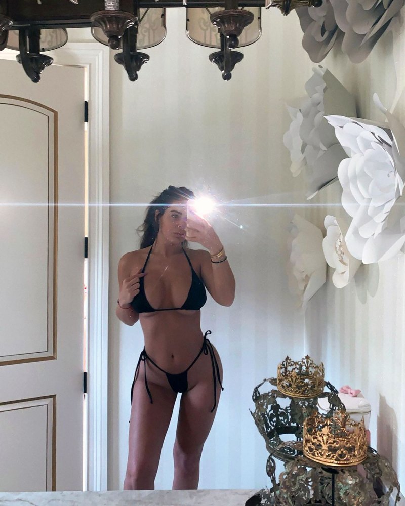 Brielle Biermann's Body Is Off the Charts in a Black String Bikini