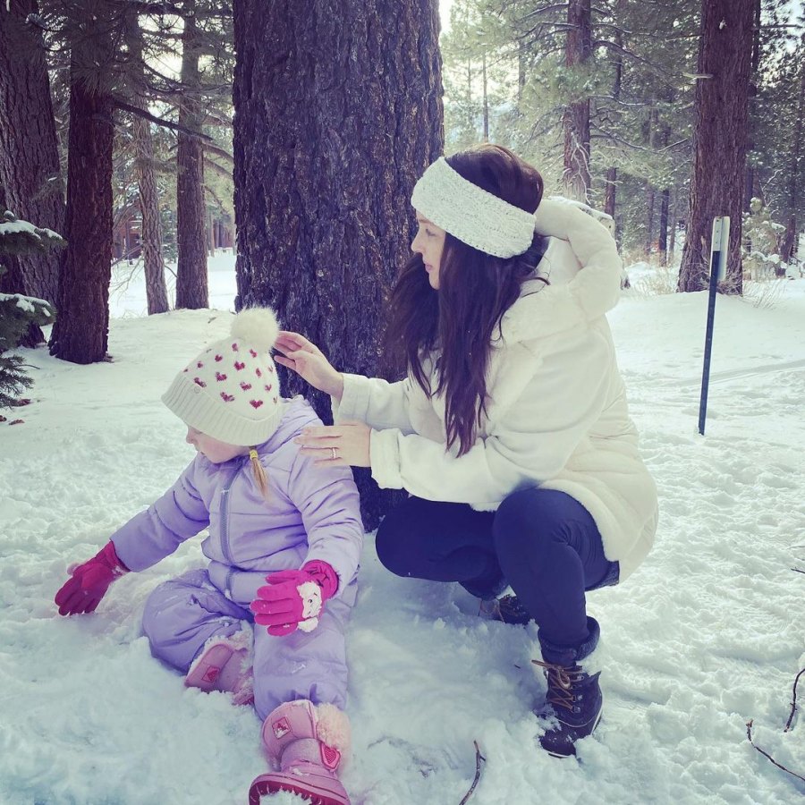 Camilla Luddington snow