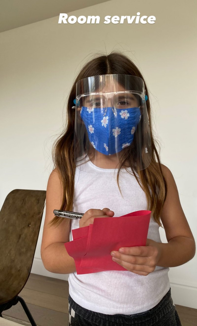 Scott Disick's Daughter Penelope, More Kids Wearing Face Masks Amid Pandemic