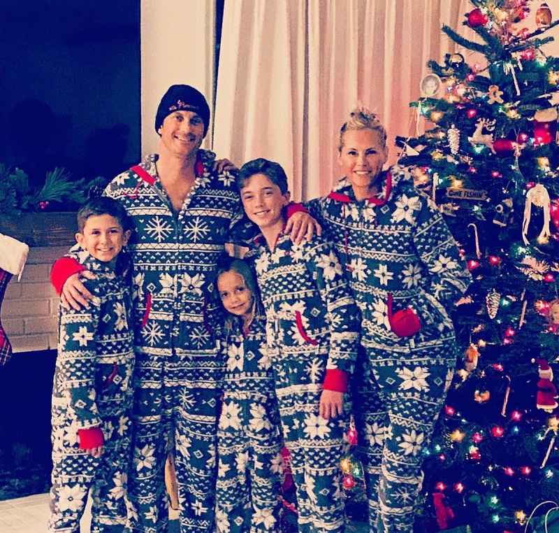 Oliver Hudson and More Celeb Parents Wear Matching Pajamas With Kids
