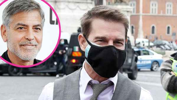 Celebrities React Tom Cruise Mission Impossible 7 COVID Rant George Clooney