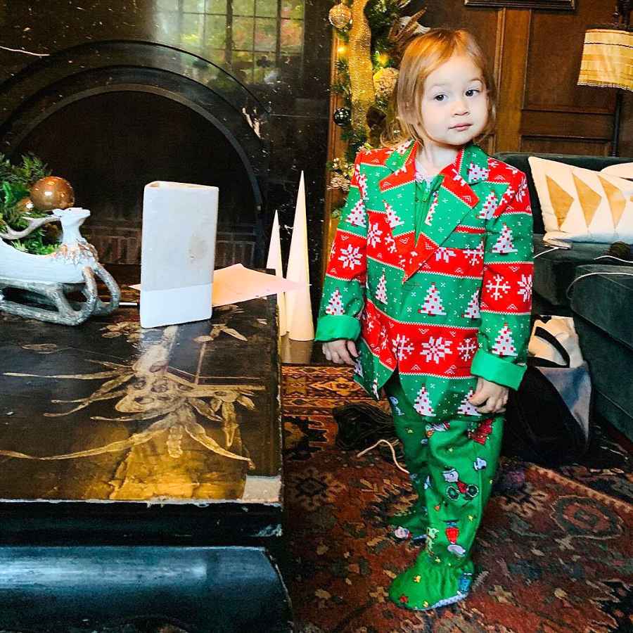 Kate Hudson Rani Rose Celebrity Kids Rocking Festive Pajamas During 2020 Holiday Season