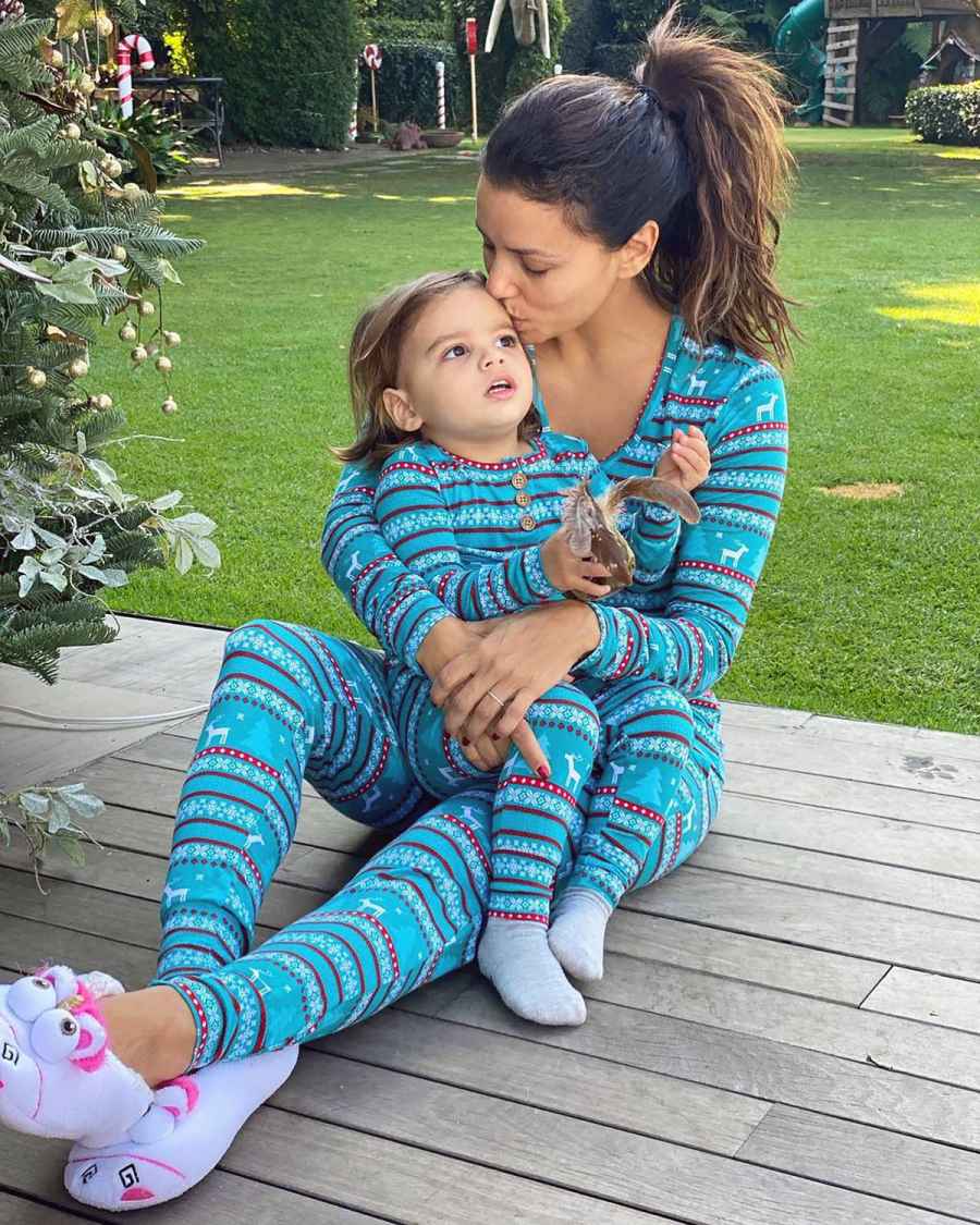 From Christmas PJs to Swimsuits, Celebrity Parents Twin With Their Kids