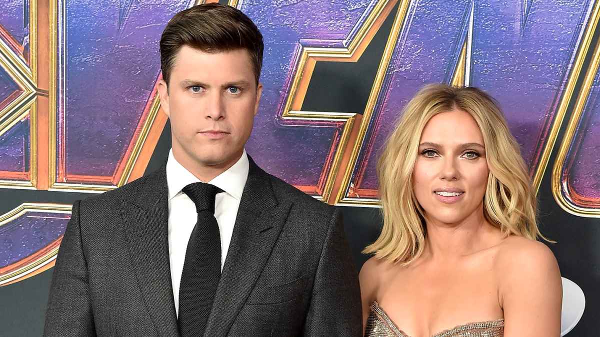 Colin Jost says he can't enjoy Scarlett Johansson's movies without alcohol  during 'SNL' joke swap