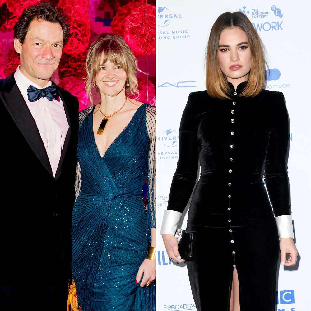Dominic West Catherine FitzGerald Pose Family Christmas Pic After Lily James Scandal