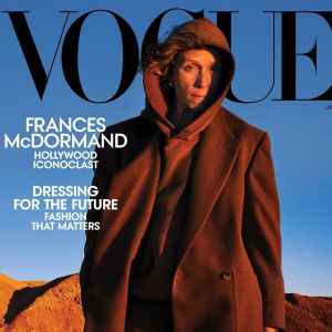 Frances McDormand Appears Makeup-Free on the Cover of 'Vogue'