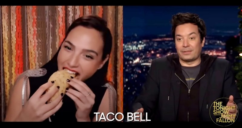 Gal Gadot Will Never Be Same After Eating Taco Bell 1st Time Jimmy Fallon