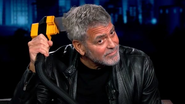 George Clooney Proves He's the Flowbee King on 'Jimmy Kimmel Live!'