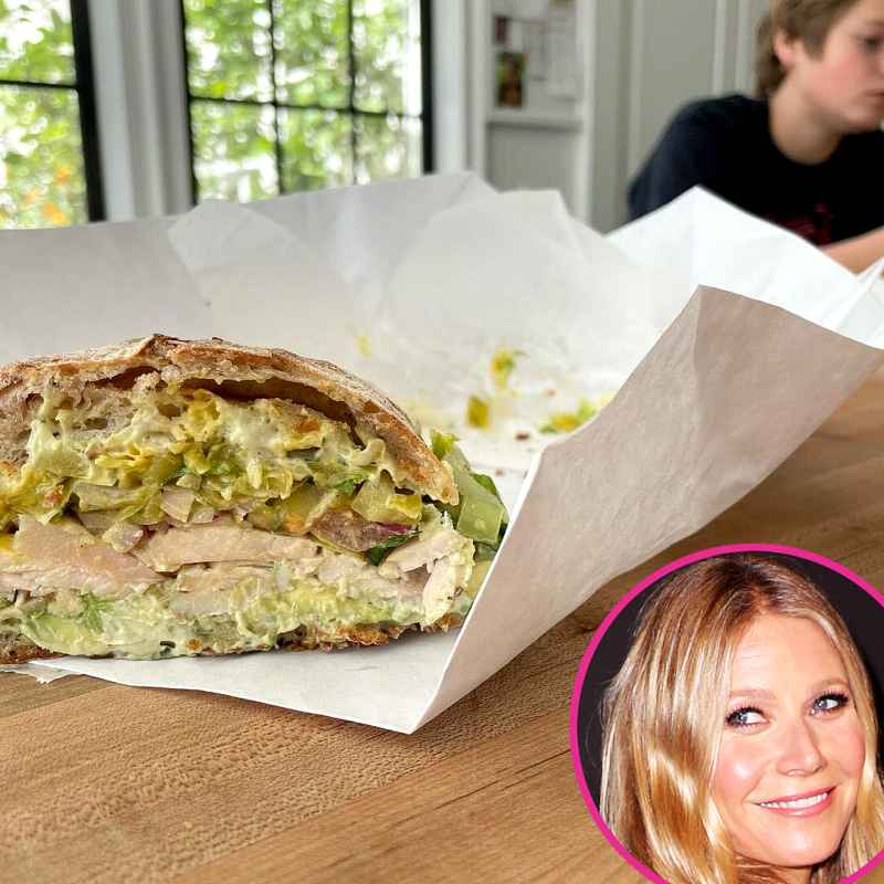 Gwyneth Paltrow Calls Out Son Moses Eating Her Lunch Rare Pic Blame Game
