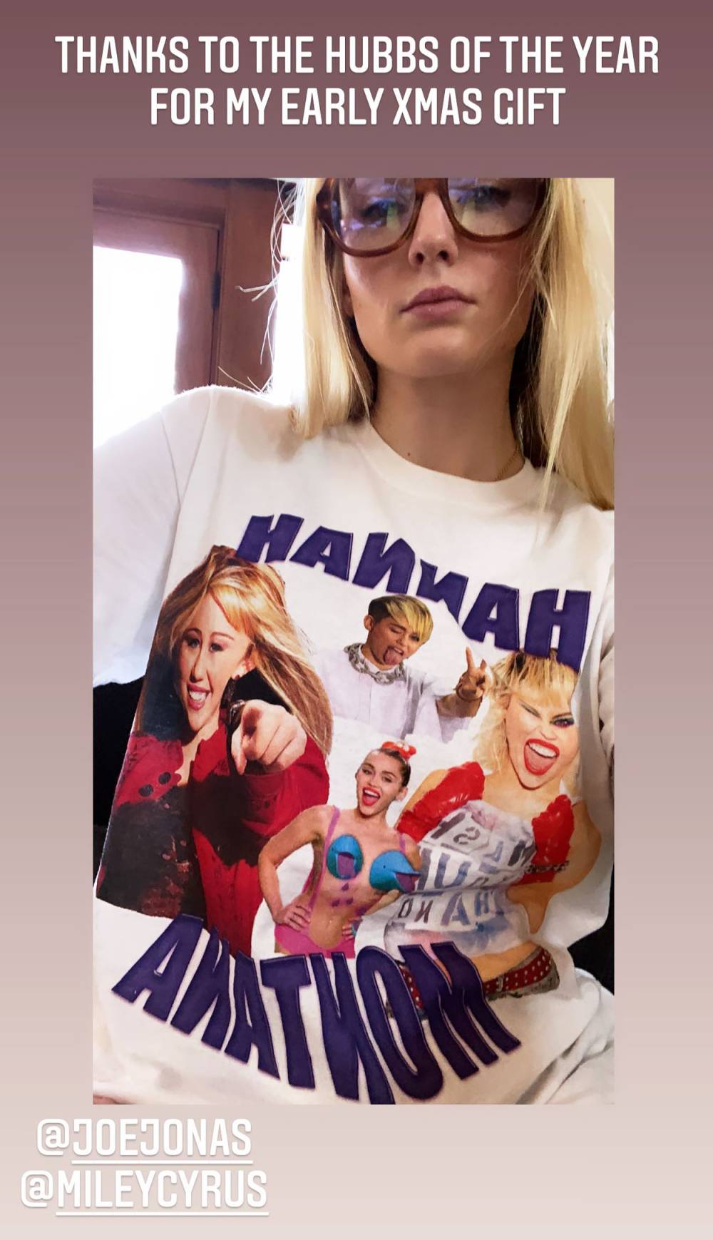 Joe Jonas Gifts Sophie Turner a Hannah Montana Shirt