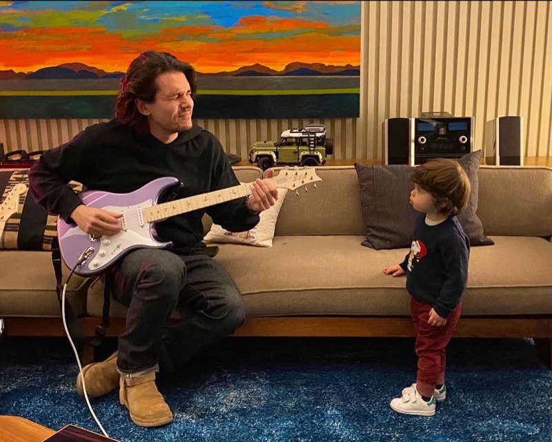 John Mayer Plays Guitar for Andy Cohen’s Son Benjamin