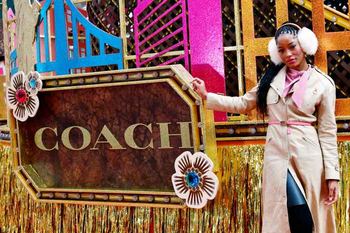 Keke Palmer performing on the Coach float at the Macys Thanksgiving Parade