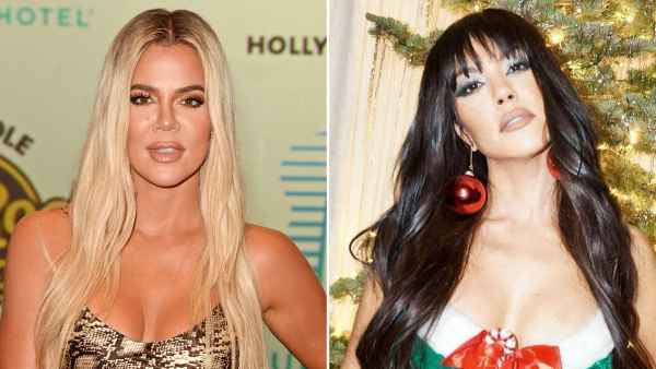 Khloe Kardashian Trolls Kourtney’s Sexy Christmas Pics: ‘What’s Happening Here?’