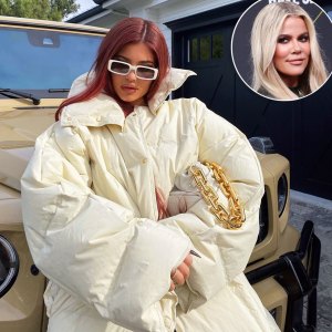 Khloé Kardashian Trolls Kylie Jenner Over Her Enormous Puffer Coat