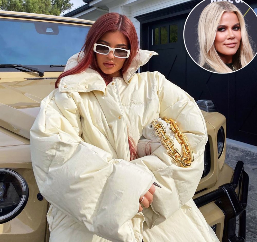Khloé Kardashian Trolls Kylie Jenner Over Her Enormous Puffer Coat