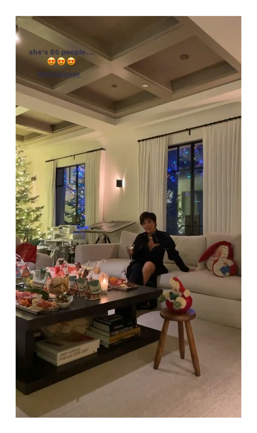 Kris Jenner Christmas 2020